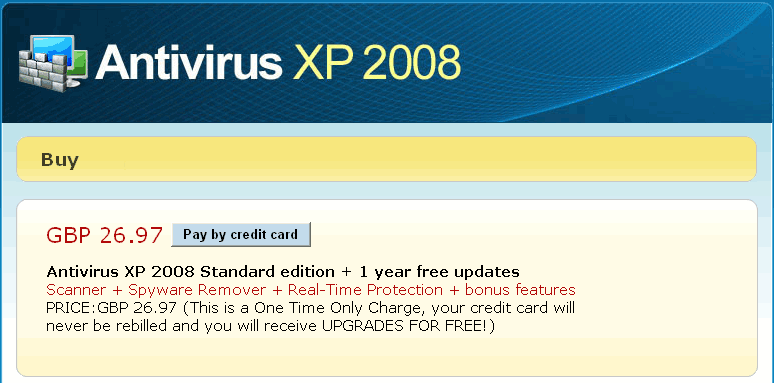 antivirus xp 2008