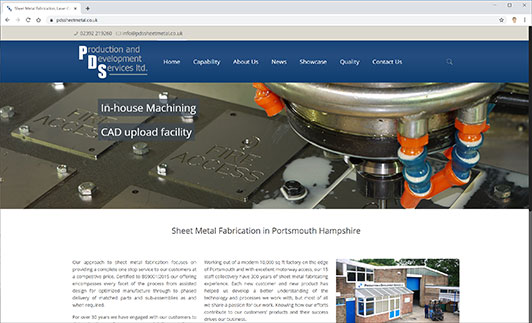 Production & Development Services Website