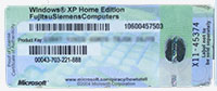 Windows XP Product Key Sticker